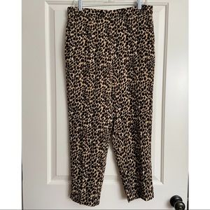 J. Crew Leopard Cropped Jamie Pant